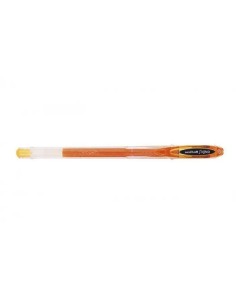 Uni-ball Signo UM-120 Caneta de Tinta Gel - Ponta de Esfera 0.7mm - Tinta Resistente à Água e Luz - Cor Laranja