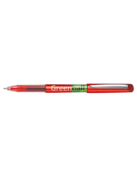 Pilot Caneta de Tinta Líquida Greenball - Recargável - Fabricado com Plástico Reciclado - Ponta Média 0,7mm - Traço 0,35mm - C