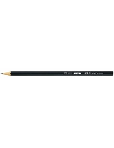 Faber-Castell Castell 1111 Lápis de Grafite B - Mina Resistente à Quebra - Corpo com Acabamento em Preto 2