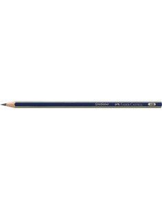 Faber-Castell Goldfaber 1221 Lápis de Grafite HB - Alta Qualidade - Resistente à Quebra - Corpo em Azul e Listras Douradas 2