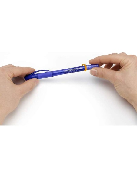 Bic Gel-ocity Illusion Recarga de Tinta Gel Apagável - Ponta Média de 0.7mm - Cor Azul