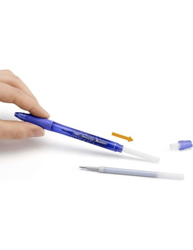 Bic Gel-ocity Illusion Recarga de Tinta Gel Apagável - Ponta Média de 0.7mm - Cor Azul