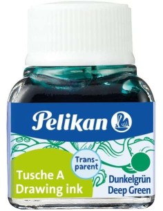 Pelikan Tinta China 523 10ml N.7 - Frasco de 10ml - Ideal para Desenho e Caligrafia - Resistente à Água e de Secagem Rápida - C