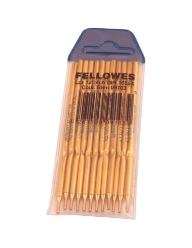 Fellowes Pack de 12 Unidades Recargas para Caneta com Base - Cor Azul