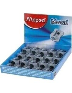 Maped Classic Apontador Metálico com Lâmina de Aço Afiada e Resistente - 1 Furo - Expositor de 20 unid. 2