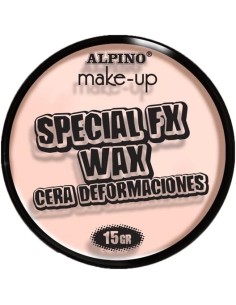 Alpino Special FX Wax Pote de Cera para Efeitos de Feridas, Deformações, Cicatrizes etc... - Contém Espátula Aplicadora - Lava- 2