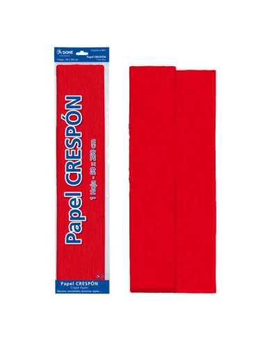 Dohe Papel Crepom de 30g - Crepado a 60% - Ideal para Artesanato e Decoração - Folha de 50x250cm