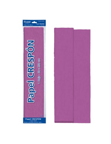 Dohe Papel Crepom de 30g - Crepado a 60% - Ideal para Artesanato e Decoração - Folha de 50x250cm