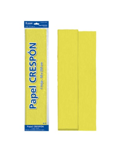 Dohe Papel Crepom de 30g - Crepado a 60% - Ideal para Artesanato e Decoração - Folha de 50x250cm