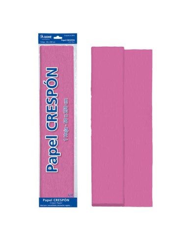 Dohe Papel Crepom de 30g - Crepado a 60% - Ideal para Artesanato e Decoração - Folha de 50x250cm