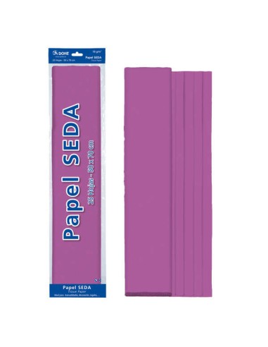Dohe Papel Seda de 18g - 50x70cm - Ideal para Artesanato e Decoração - Vendido em Pacotes de 25 Folhas