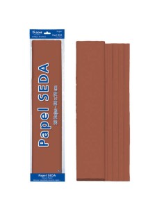 Dohe Papel Seda de 18g - 50x70cm - Ideal para Artesanato e Decoração - Disponível em Pacotes de 25 Folhas