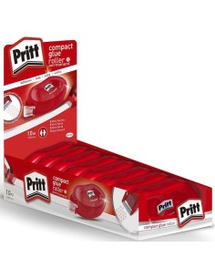 Rolo Adesivo Permanente Pritt Compact 8.4mm x 10m - Aplicação Limpa - Preciso e Reciclável