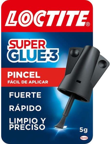 Loctite Super Bonder Pincel 5g - Adesivo Universal Tripla Resistência - Força e Uso Instantâneo