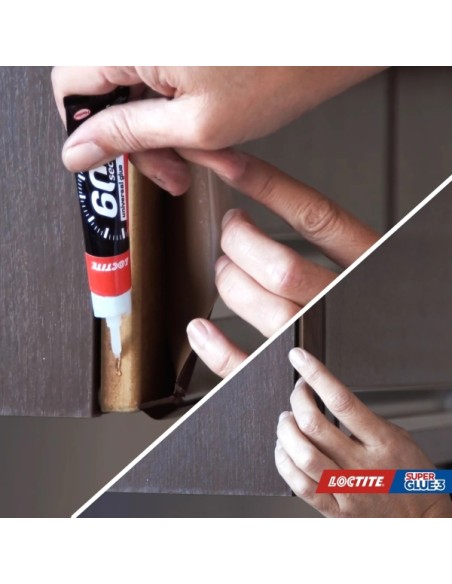 Loctite 60Seg Cola Extraforte 20g - Cola em 60 Segundos - Adesivo Reposicionável em Gel Transparente - Ideal para Superfícies V