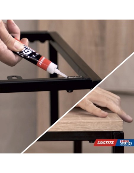 Loctite 60Seg Cola Extraforte 20g - Cola em 60 Segundos - Adesivo Reposicionável em Gel Transparente - Ideal para Superfícies V