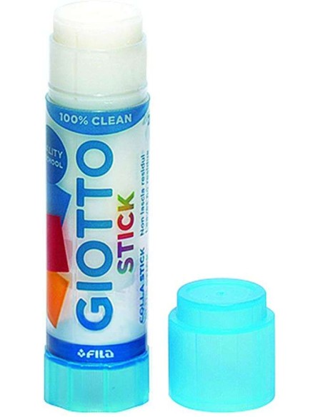 Giotto Stick Barra de Cola Pequena - Capacidade 10g - Sem Solventes - Secagem Rápida - Adequado para Uso Escolar