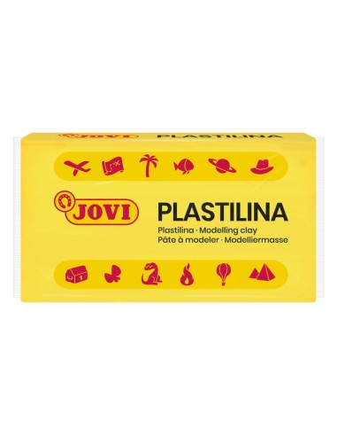 Jovi Caixa de 30 Pastilhas de Plasticina 50g - Muito Moldável - Não Seca - Sem Glúten - Livre de Alérgenos - Não Tóxica - Cor A