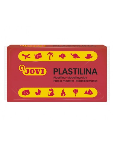 Jovi Caixa de 30 Pastilhas de Plasticina 50g - Massa de Modelar Vegetal - Misturáveis - Não Endurece - sem Glúten - Inócua e Nã
