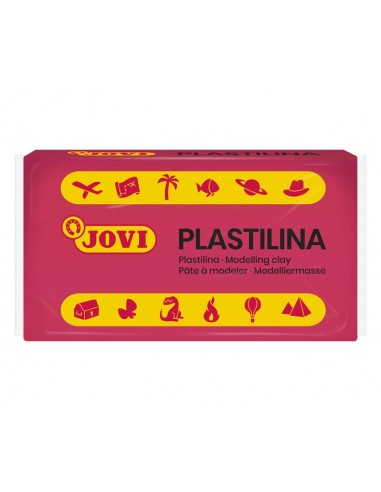 Jovi Caixa de 30 Pastilhas de Plastilina 50g - Muito Moldável - Não Seca - Sem Glúten - Livre de Alérgenos - Não Tóxica - Cor V