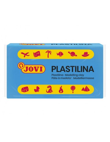 Jovi Caixa de 30 Pastilhas de Plasticina 50g - Massa Vegetal - Não Seca - sem Glúten - Inócua - Fácil de Moldar - Ideal para Fi