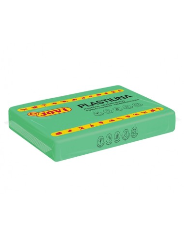Jovi Caixa de 15 Pastilhas de Plastilina 350g - 100% Vegetal - Muito Moldável - Não Seca - sem Glúten - Inócua e Não Tóxica - C