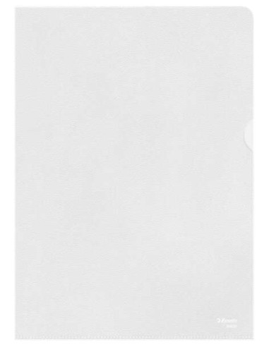 Esselte Caixa de 100 Pastas com Aba Formato A4 - Folha de PP Textura Laranja - Espessura 0,11mm