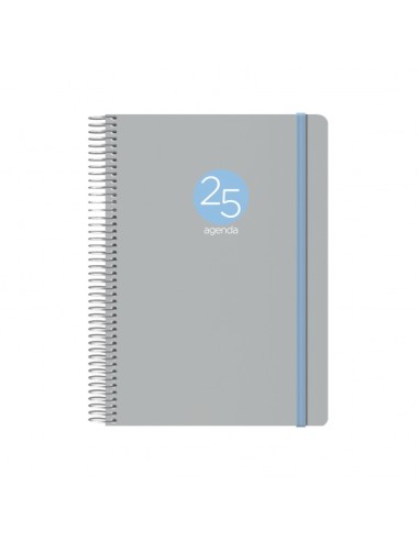 Agenda Anual Dohe Menphis - Dia Página - Capa de Plástico - Sábado e Domingo na mesma Página - Fecho com Elástico - Tamanho 15x