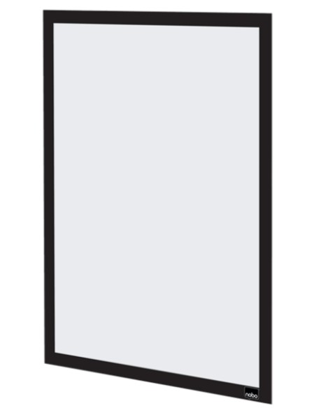 Nobo Pack de 2 Molduras Autoadesivas Magnéticas em Formato A3 - Colocação na Vertical ou Horizontal - Moldura de Cor Preta
