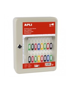 Armário Porta-Chaves com Fecho - 40 Posições - Ideal para Escritórios e Armazéns - Organização e Acesso Fácil - Não Inclui Chav