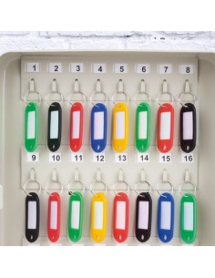 Armário Porta-Chaves com Fecho - 40 Posições - Ideal para Escritórios e Armazéns - Organização e Acesso Fácil - Não Inclui Chav 2