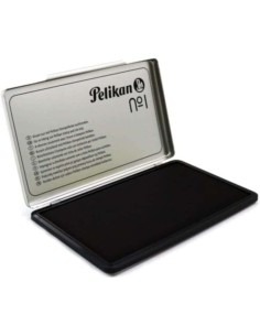 Pelikan Almofada Pelikan N.1 9x16cm - Ideal para Carimbos de Escritório - Tamanho Compacto - Tinta de Alta Qualidade - Cor Pret