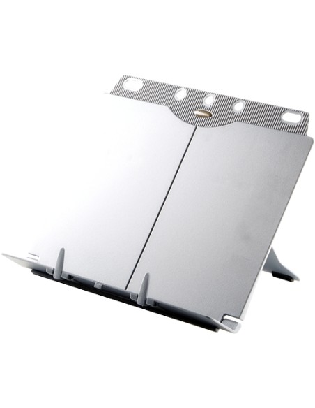 Fellowes Suporte Ajustável para Livros com Clipes - 9 Ajustes de Altura - Base Antiderrapante e Dobrável - Capacidade para 400 