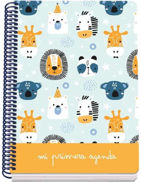 Dohe Agenda Infantil Espiral A5 Perpétua - Interior Perpétuo - 120 Folhas 70g/m2 - Capa de Cartolina Impressa Plastificada - Ta