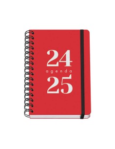 Agenda Escolar Espiral A5 Dohe Grammar - Semana à Vista - Papel 80g/m2 - Capa de Polipropileno - Fecho de Elástico - Tamanho 15