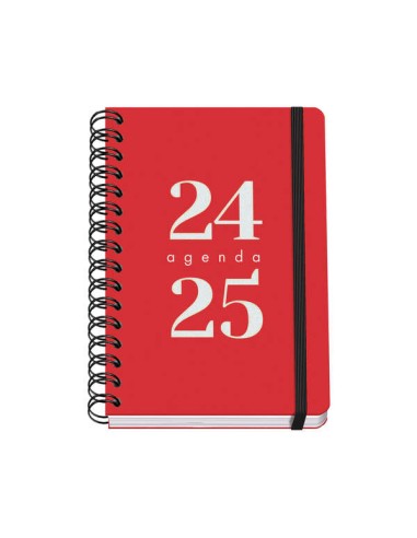 Agenda Escolar Espiral A5 Dohe Grammar - Semana à Vista - Papel 80g/m2 - Capa de Polipropileno - Fecho de Elástico - Tamanho 15