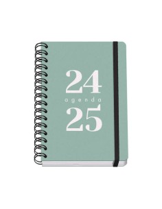 Agenda Escolar Espiral A5 Dohe Grammar - Semana à Vista - Papel 80g/m2 - Capa de Polipropileno - Fecho de Elástico - Tamanho 15