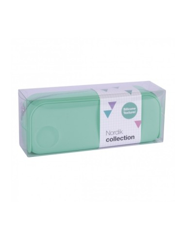 Apli Estojo de Silicone Nordik Collection - Toque Suave - Zíper - Flexível e Moldável - Resistente à Água - Fácil de Limpar - C