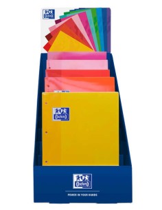 Oxford School Recarga Color1 - Colado 5x5 - Cores Quentes - Ideal para Estudantes