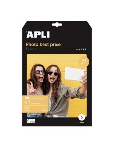 Apli Papel Fotográfico Photobasic A4 140g 20 Folhas