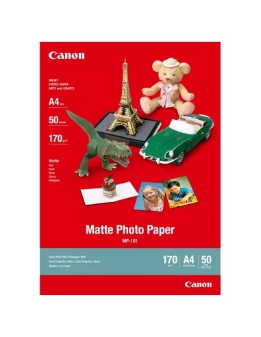 Canon MP-101 Papel Fotográfico A4 Mate 170g 50 Folhas