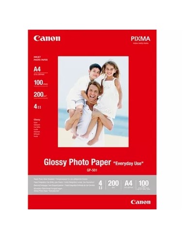 Canon GP-501 Papel Fotográfico A4 Brilhante 200g 100 Folhas