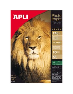 Apli Papel Fotográfico Photobright A4 240g 60 Folhas
