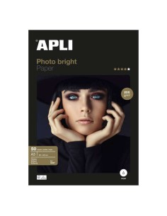 Apli Papel Fotográfico Photobright A3 200g 50 Folhas