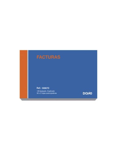 Dohe Talonários Pré-impressos a Duas Tintas em Papel Autocopiativo - 100 Folhas - Oitavo Paisagem - Duplicado