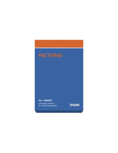 Dohe Talonários Pré-impressos a Duas Tintas em Papel Autocopiativo - 100 Folhas - Oitavo Natural - Duplicado