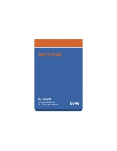 Dohe Talonários Pré-impressos a Duas Tintas em Papel Autocopiativo - 100 Folhas - Oitavo Natural - Duplicado