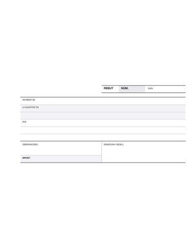 Apli Talonário Recibo 1/3 Paisagem Duplicado A-60 - Papel Autocopiativo - Numeração Sequencial - 3 Cópias - Branco