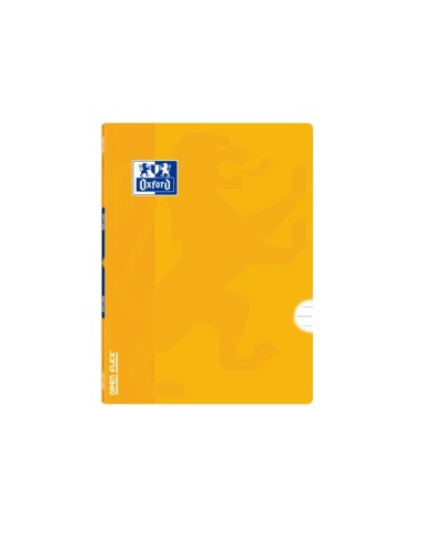 Oxford School Classic Openflex A5+ Caderno Grampeado - Capa de Plástico Resistente - 1 Linha com Margem - 48 Folhas de Papel de