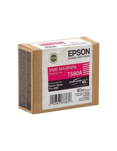 Epson T580A Magenta Vivo Cartucho de Tinta Original - C13T580A00